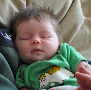 My niece Ellie at four weeks.